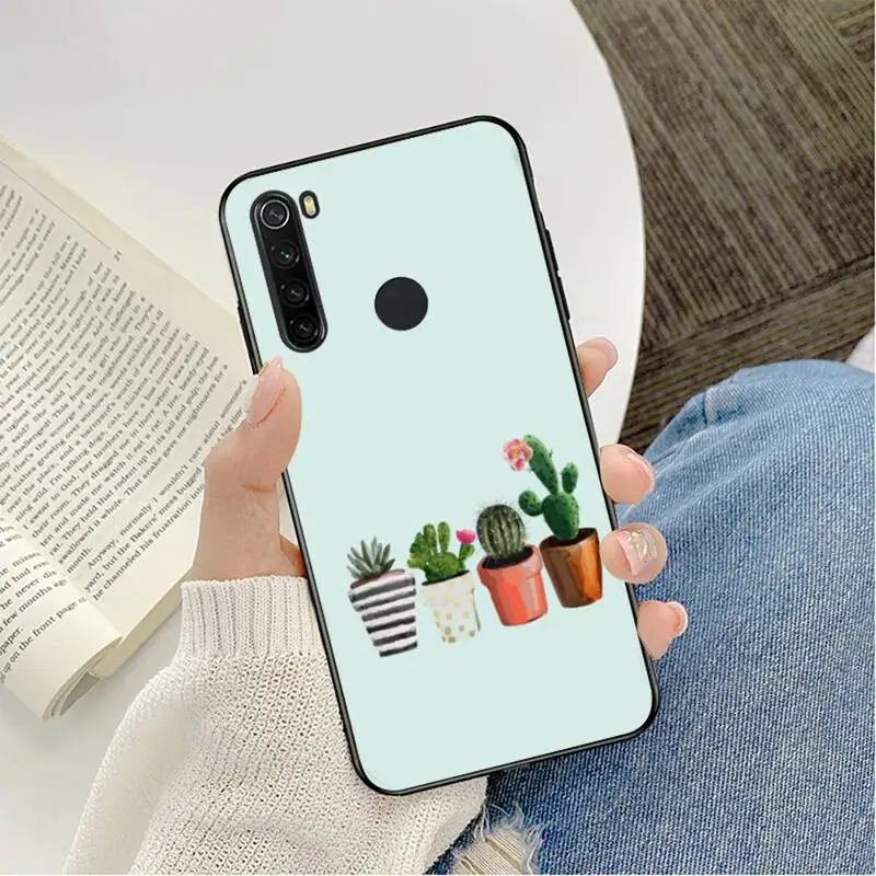 

YNDFCNB Green Potted Plant Leaf Phone Case For Redmi note 8Pro 8T 6Pro 6A 9 Redmi 8 7 7A note 5 5A note 7 case