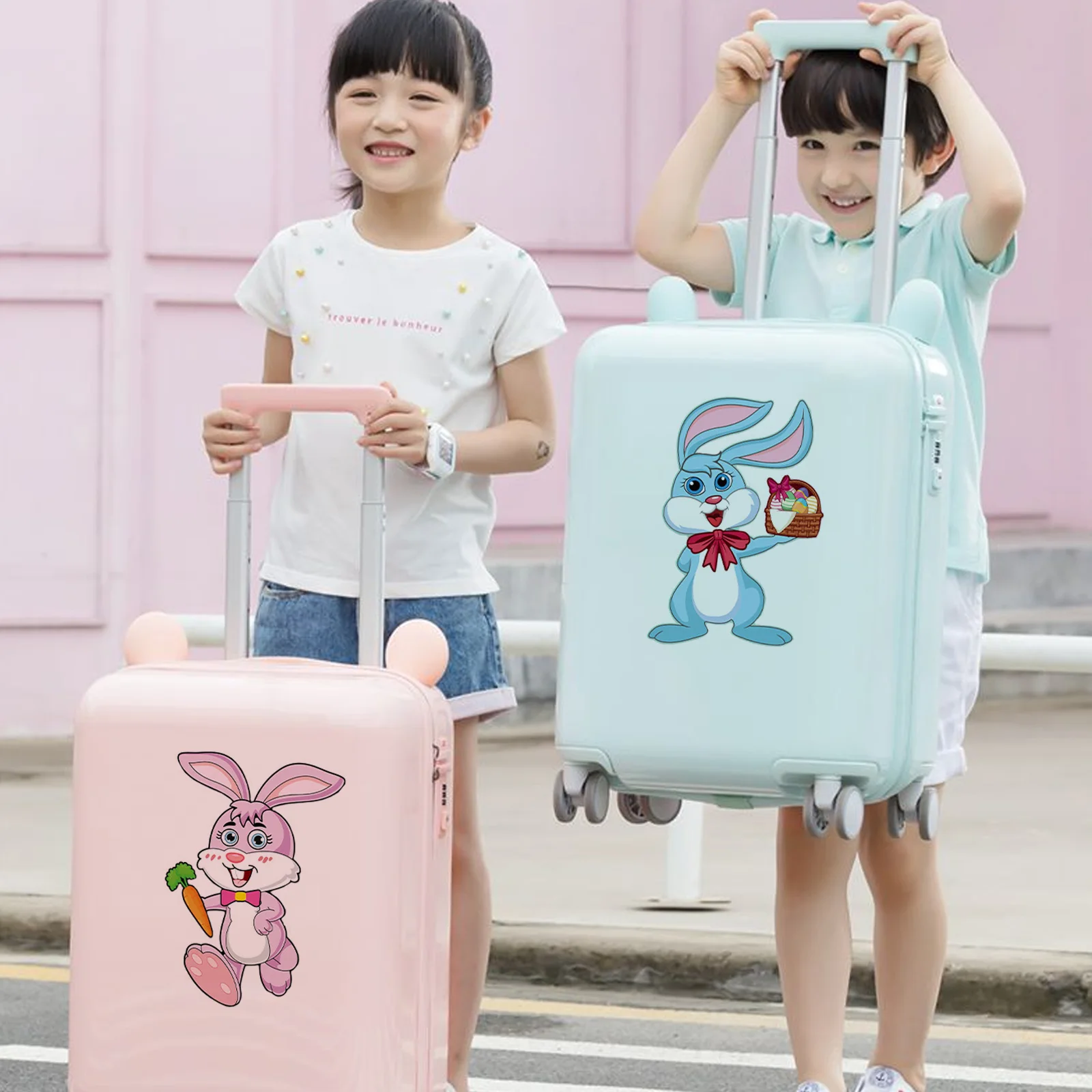 Пасхальные наклейки сделай сам 24 листа зайчик Цыпленок ягненок для детей малыши