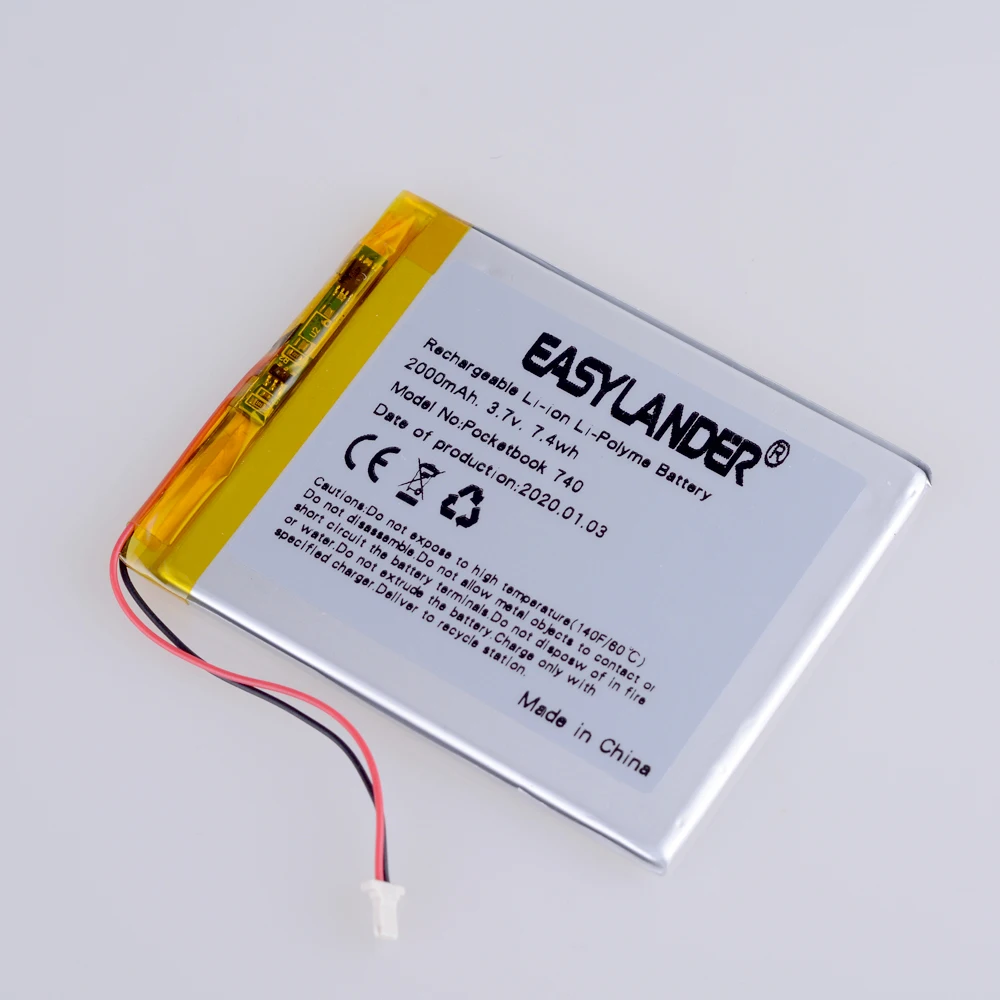 

3.7V 2000mAh Rechargeable battery For PocketBook740 PocketBook 740 JL18-A30 Battery