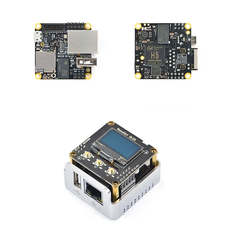 FriendlyARM NanoPi NEO металлический полный комплект алюминиевый корпус oled