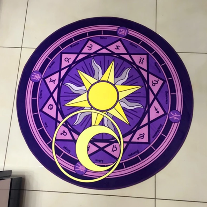 Мультяшный коврик для карт Сакура КИНОМОТО волшебный круг коврики пазлов