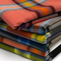 150cm x 50cm polyester twill check elastic cloth yarn dyed scottish plaid soft stretch fabric for bags garment longuette dress
