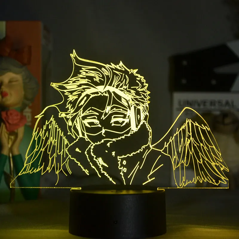 

3D Nightlight Be Night Dorm Room Smart Phone Control Japanese Anime Man Lamp For Bedroom Lighting Will Of Holidays Lamparas