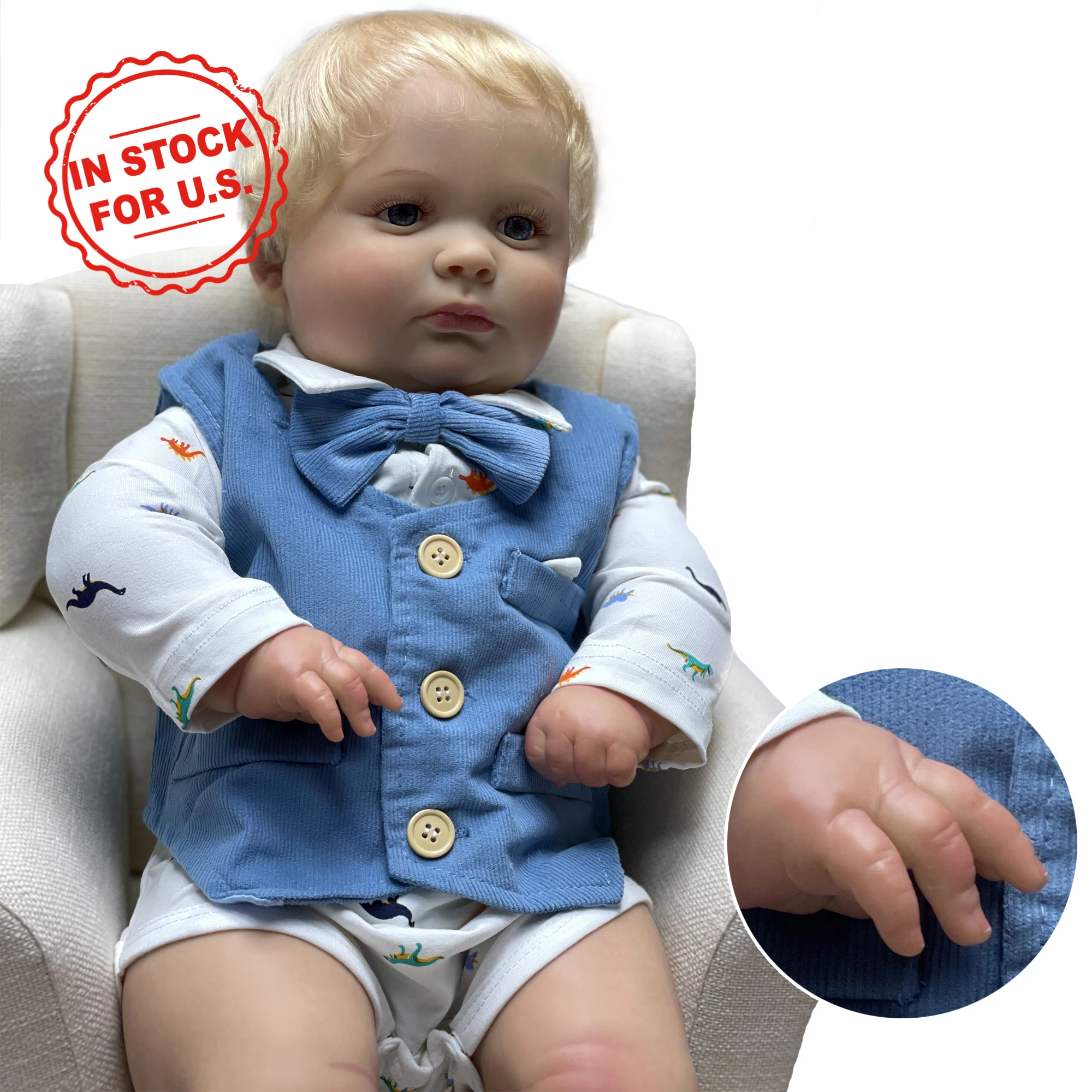 

В наличии в США! Куклы Новорожденные, 24 дюйма, реальная жизнь, большие реалистичные куклы для новорожденных, тканевые куклы с ручными волоса...