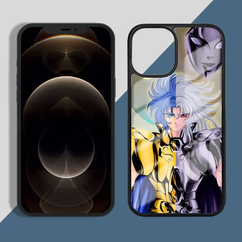 

Saint Seiya Phone Case PC for iPhone 11 12 pro XS MAX 8 7 6 6S Plus X 5S SE 2020 XR