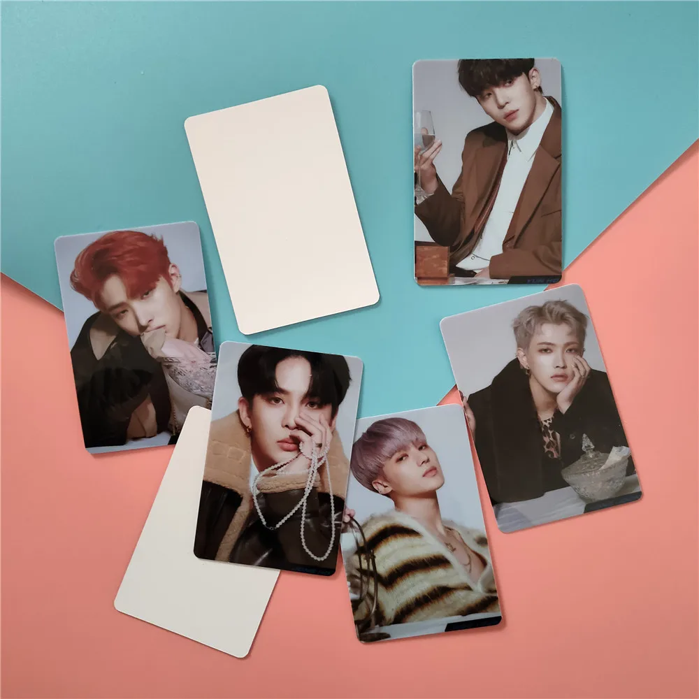 10 шт./компл. Kpop ATEEZ наклейки для карт новый альбом ACTON ответа kpop ateez Фотокарточка