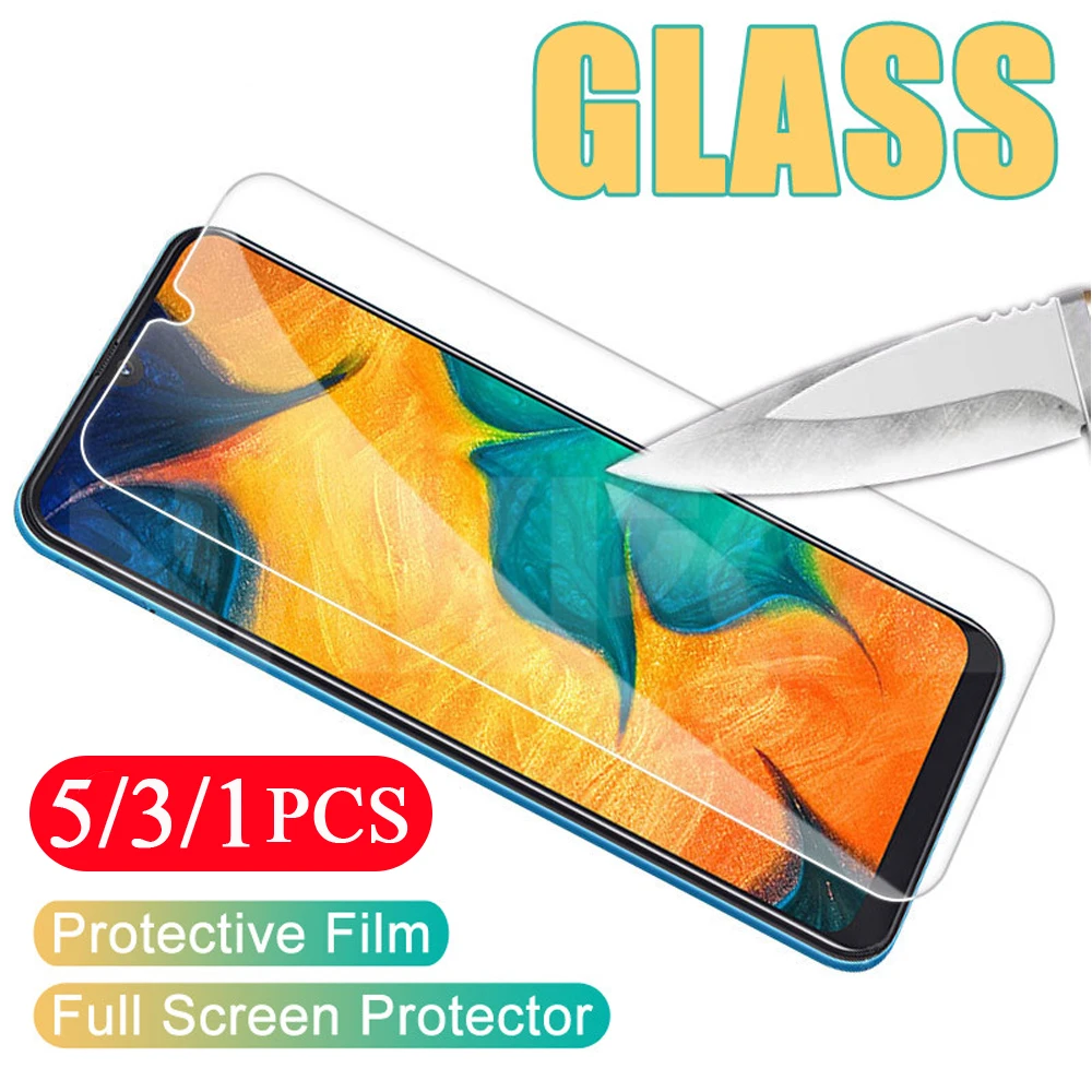 

5/3/1Pcs for samsaung galaxy A10 A20 A20S A30 A40 A50 A50S A60 A70 A80 A90 phone screen protector protective film tempered glass