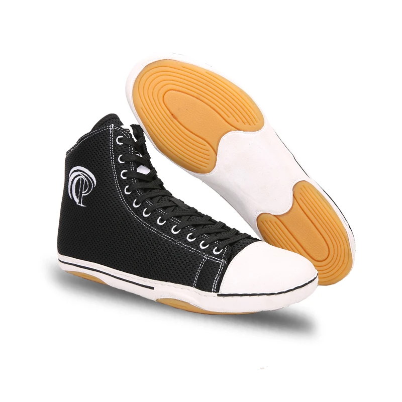 

Professional Male Boxing Shoes Athletic Wrestling Shoes for Men Non-Slip Muscle Outsole Sneakers Breathable Training Shoe
