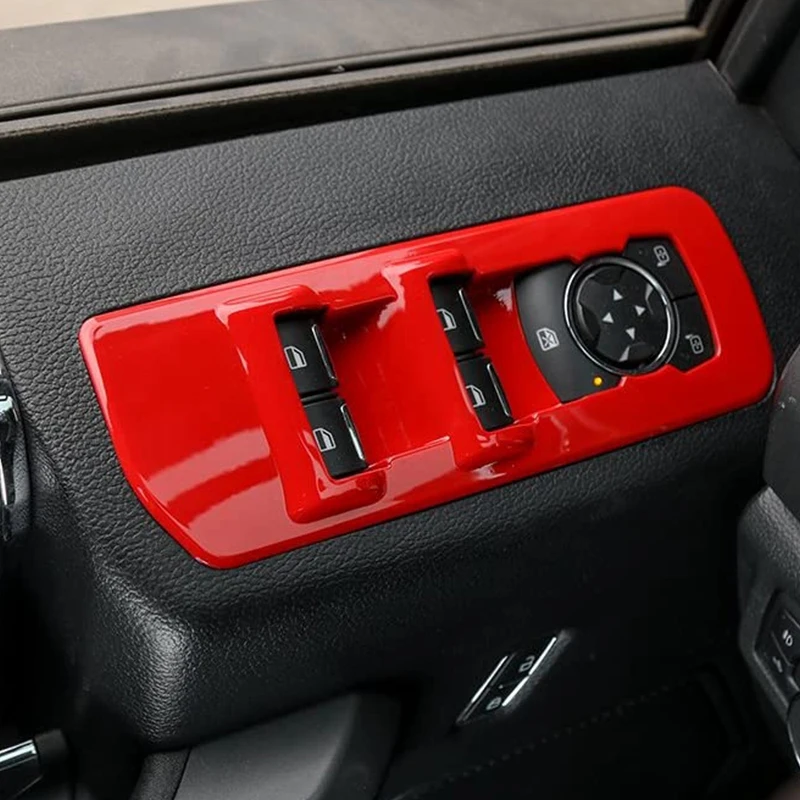 4 шт. красные окна лифт панель Переключатель Крышки для 2015-2018 Ford F150 |