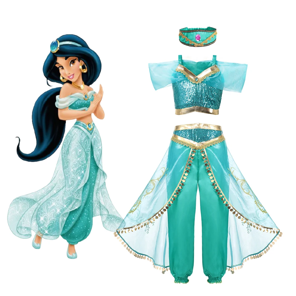 Disney ENCANTO Mirabel Role Play Costume Purim Girl's Candy Princess Dress Unicorn Elsa Children's Day Cosplay Gown 3-11Y |
