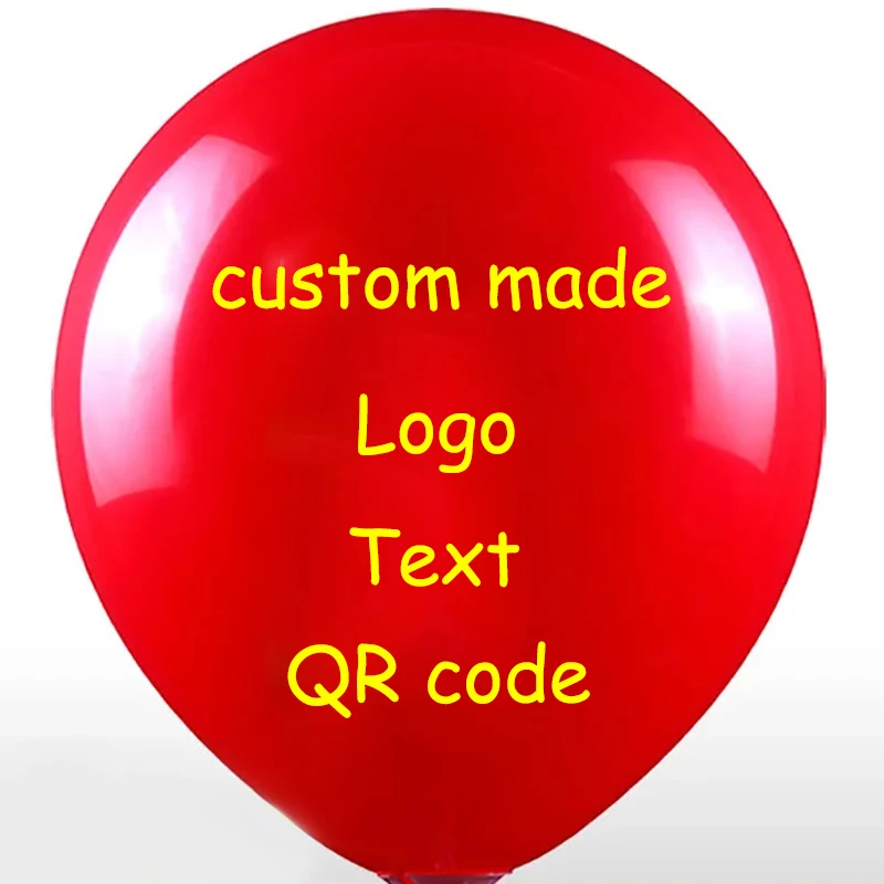 

10 inches Custom Advertising Balloons Promotion Balloon Printing ballons baby Latex Balloon Logo Round personalized wedd