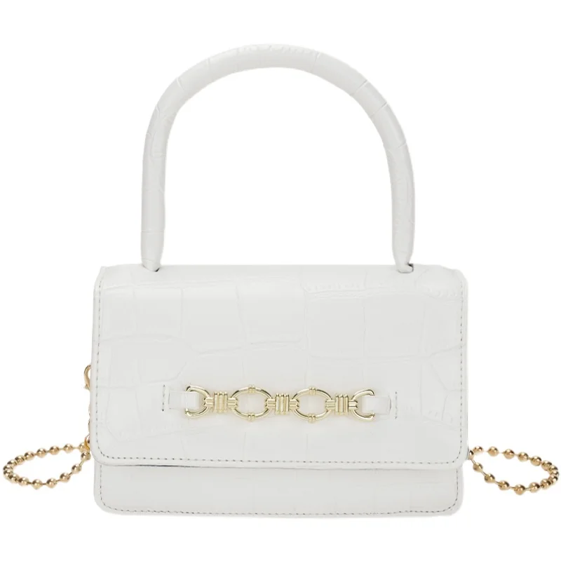 

Tote Women Orange Shoulder Bag Fashion Capacity Messenger Bags For Women Solid Color Crossbody Gold Chain Bag Women's Bags