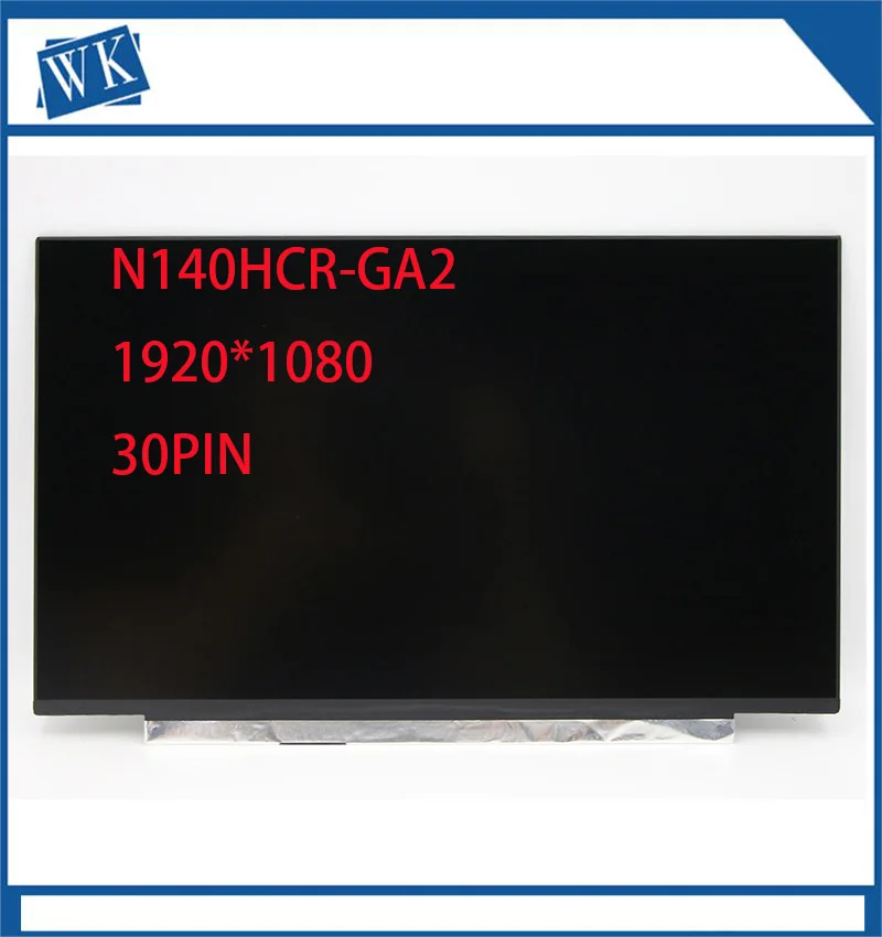 14, 0 IPS diz st  LCD ekran N140HCR-GA2 Lenovo ThinkPad X1 karbon 7-  P43s T490 T490s T495s e 1920x1080 30pin eDP