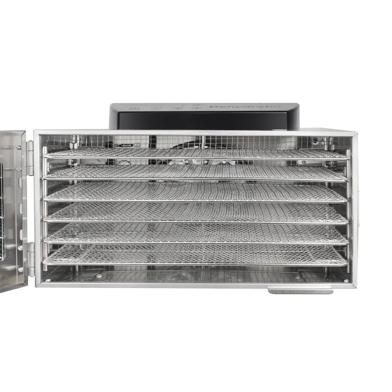 110V 220V 6 пищевые лотки осушитель Нержавеющая сталь закуски обезвоживания сушилка