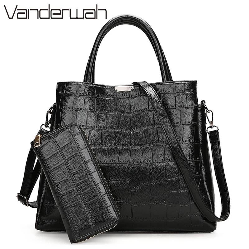 2 комплекта сумочки и кожаные роскошные сумки женские дизайнерские высокое