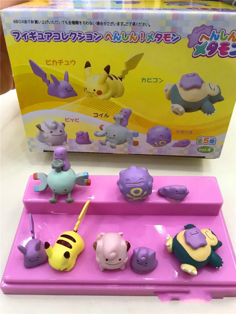 TAKARA TOMY 5 шт./компл. Покемон Пикачу Snorlax Pocket Monster Аниме фигурки героев модель игрушки