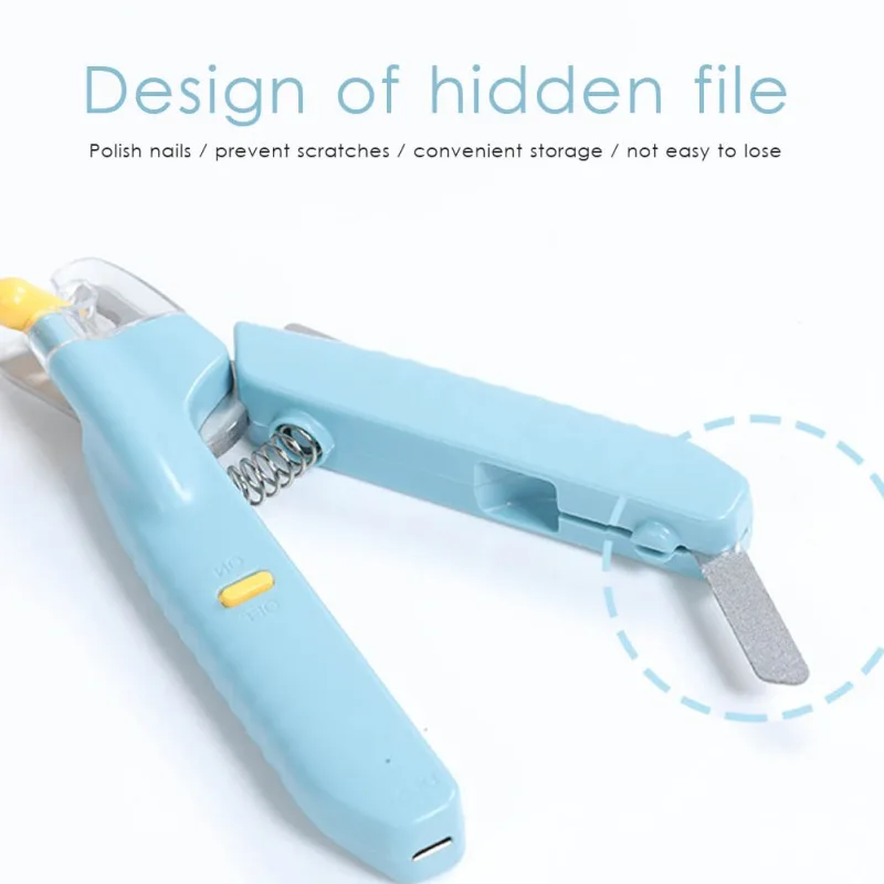 

Pet Dog Cat Nail Clippers With LED Light Safe And Practical Scissors Trimmers Pet Dog Cat Grooming Tools Pet Supplies T T