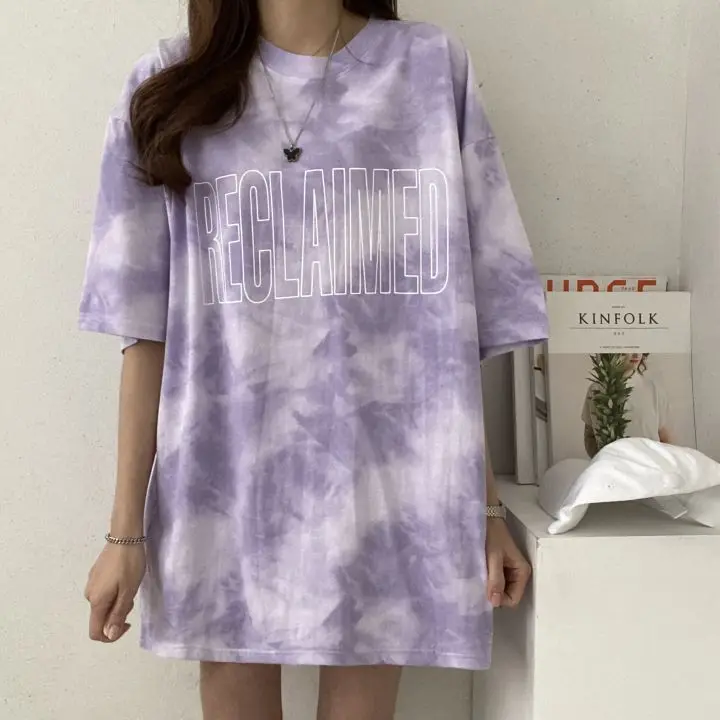 

100% cotton T-shirt short sleeve 2021 new loose fitting half sleeve summer student Harajuku T-shirt