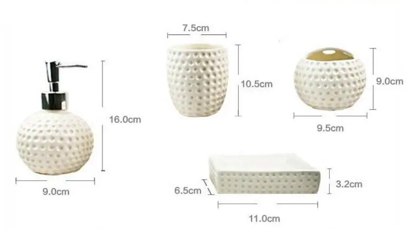 5 шт./компл. красные китайские черные белые нитки с цветочным узором керамические