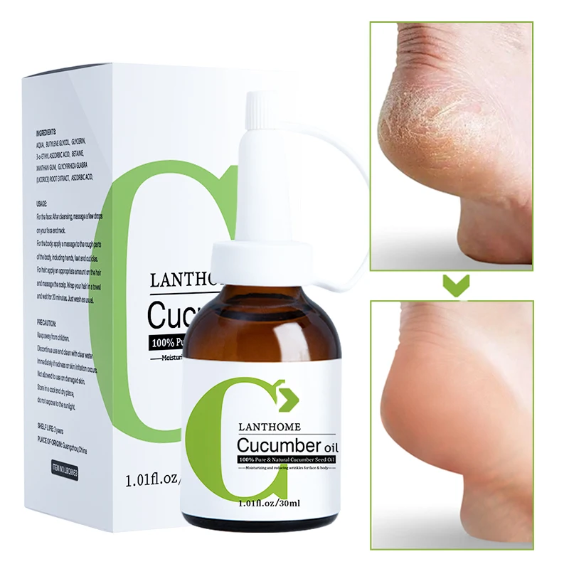 

Lanthome Cucumber Oil Anti-aging, Anti-wrinkle Removal of Stretch Marks Facial Treatment Essential Oil 30ml