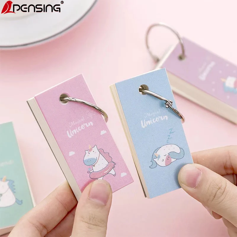 4 шт. милые канцелярские принадлежности сна Единорог блокнот Стикеры для