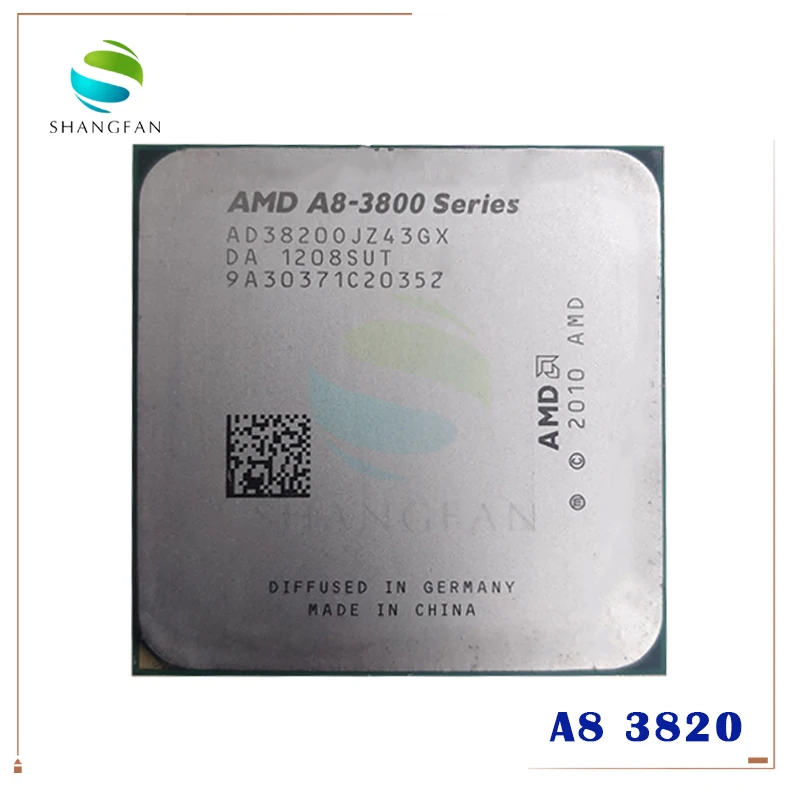 AMD A8 3800 3820 2 5 ГГц 65 Вт и формирующая листы для кровли 4 м Quad Core Процессор процессор