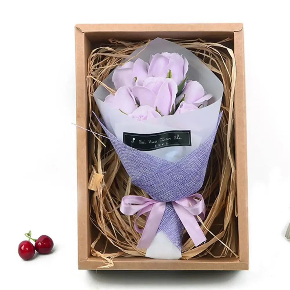 Box Scented Bath Body Petal Rose Flower Soap Wedding Decoration Gift Best Home Party decorations fast wholesale рождество | Дом и сад