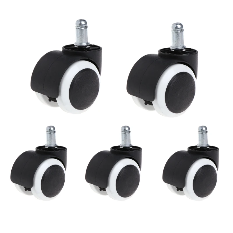 

5 Pcs 2" Office Home Chair Swivel Casters Mute Wheel Universal Replacement