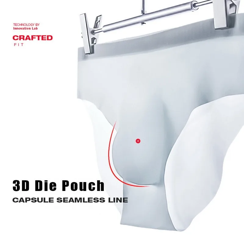 

Трусы-брифы мужские из быстросохнущего шелка, 1 шт.