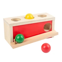 montessori baby ball pushing toys wooden push ball baby toys wooden sorting stacking toy toddlers and preschoolers toys l