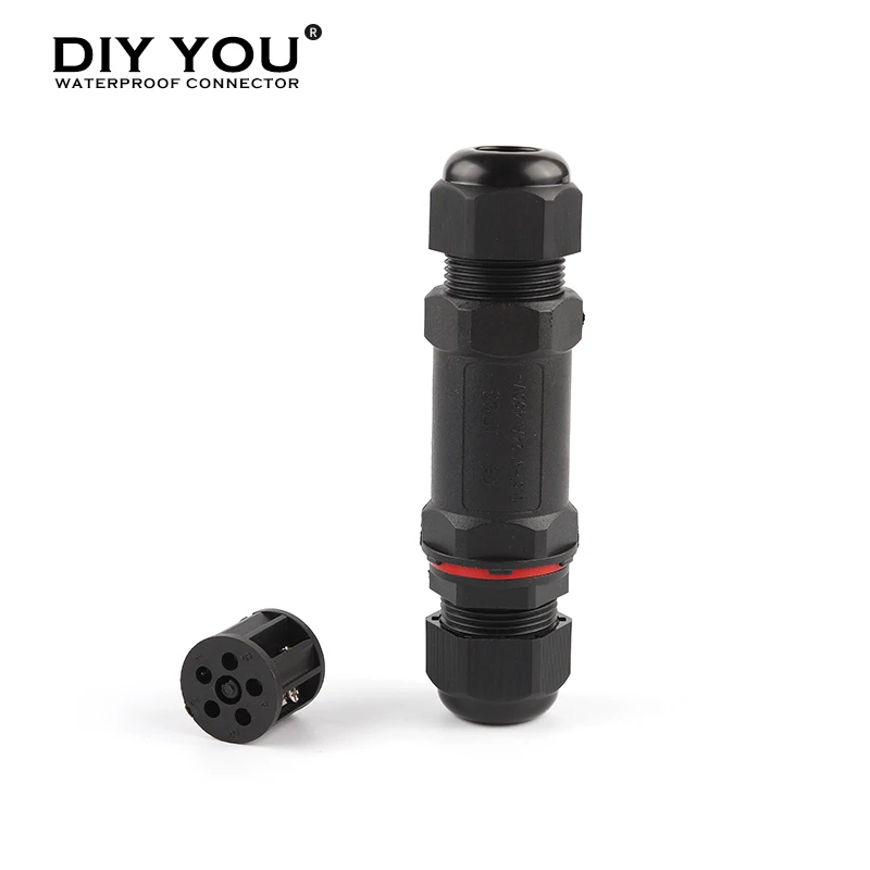 

IP68 M25 водонепроницаемый разъем 6-16 мм 5-контактный терминал Электрический винтовой кабель питания Соединительная коробка для светильник