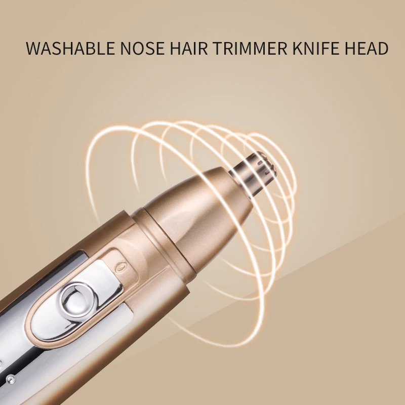 Electric Ear Nose Hair Trimmer Face Clean Trimer Razor Removal Shaving Personal Care Clipper For Men | Красота и здоровье