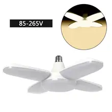 AC85-265V 80W Deformable LED Ceiling Lamp Super Bright E27/E26 Garage Light 8000lm For Home Office Basement Supermarket Workshop