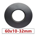 5 шт.лот кольцевой Ферритовый Магнит 60x10 мм отверстие 32 мм постоянный магнит 60 мм x 10 мм черный круглый динамик керамический магнит 60*10 60-32x10