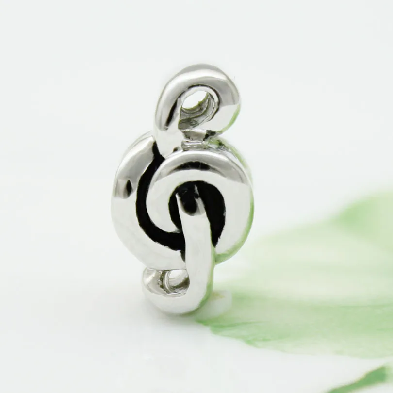 Синий кристалл музыка Шарм Примечание европейский шарик fit Pandora браслет