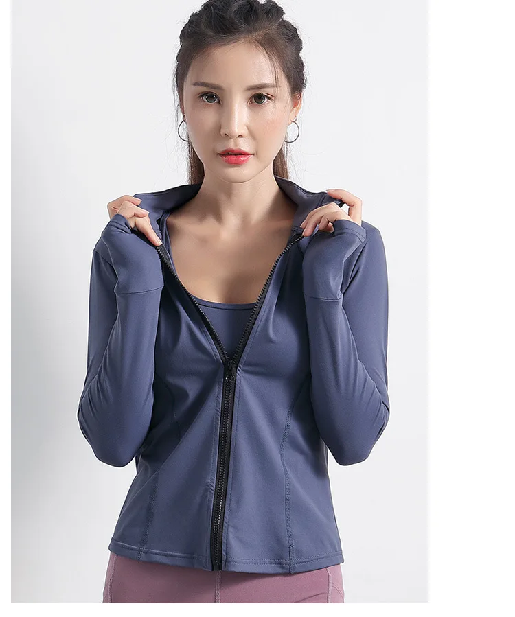 New Mesh Splice Running Jacket Women Sport Jacket Women Long Sleeve Yoga Jacket Breathable Yoga Top Women Sport Sweatshirts