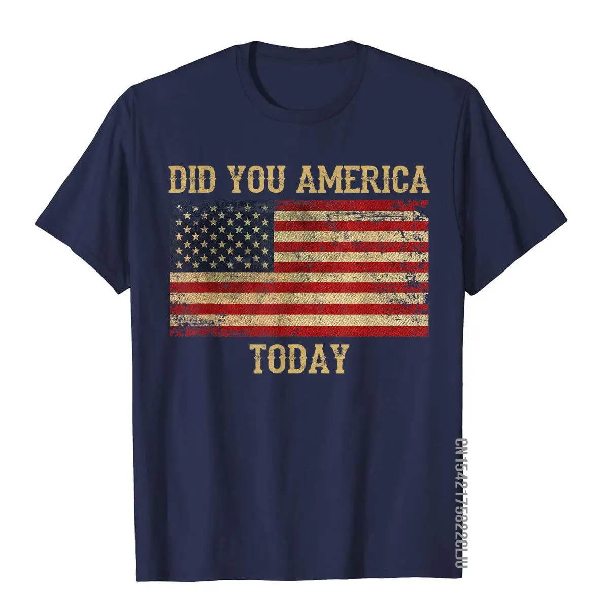 Футболка DID YOU AMERICA TODAY футболка Новое поступление мужские футболки Camisa Топ хлопок
