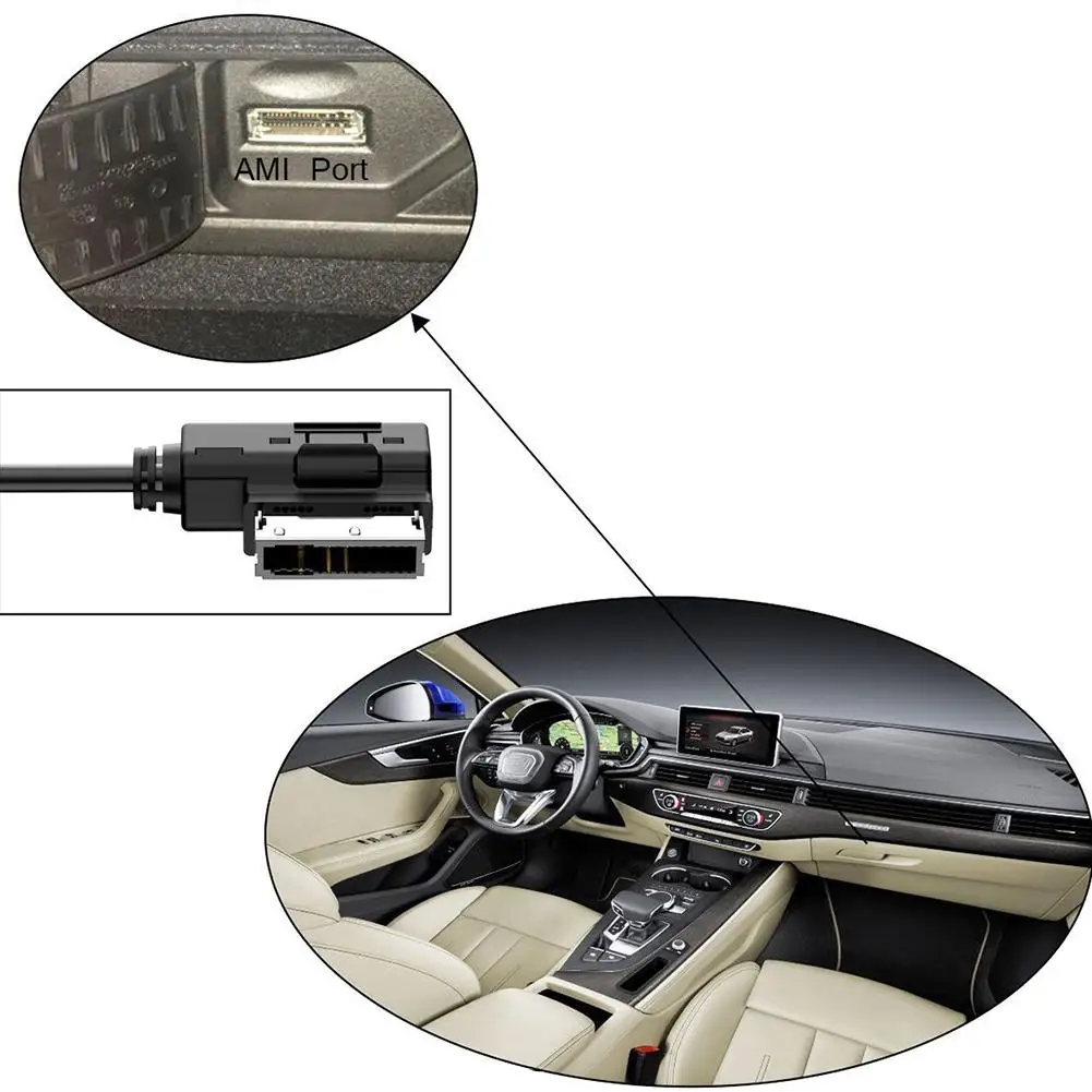 AMI MMI беспроводной Aux Bluetooth адаптер автомобильный аудио музыкальный кабель для Audi