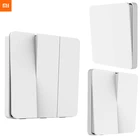 Настенный выключатель Xiaomi Mijia, оригинальный традиционный выключатель света и smart light, двойное управление одним управлением, безопасность, настенный выключатель