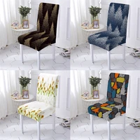 plant style computer chair cover kitchen chair covers covers for chairs natural scenery printing dining chairs cover stuhlbezug