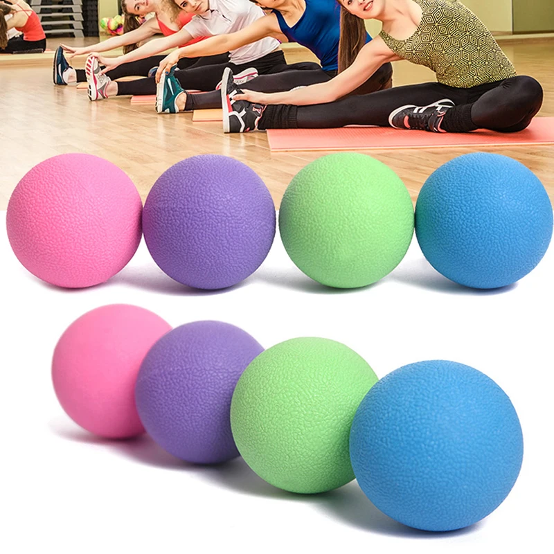 

Silicone sport relax Massage ball Exercise home workout training body health fitness ball Gym yoga ball stretching relieve pain