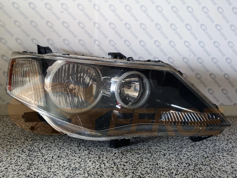 Для Mitsubishi Outlander II 2006 2007 2008 2009 галогенные HD ультра яркие SMD LED Ангельские Глазки halo