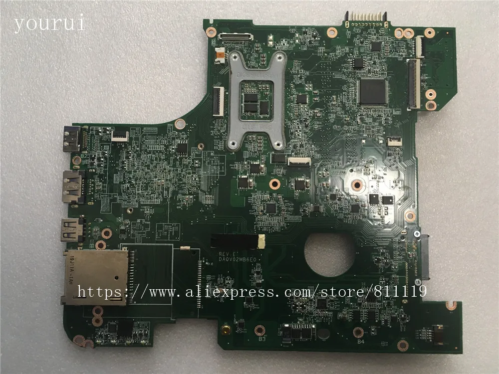 yourui для dell n4110 laptopmotherboard ddr3 cn 0fh09v 0fh09v fh09v материнская