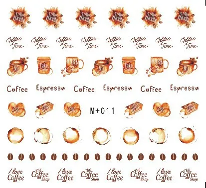 1 лист наклейка для водяного переноса изображения на ноготь ползунки Маникюр