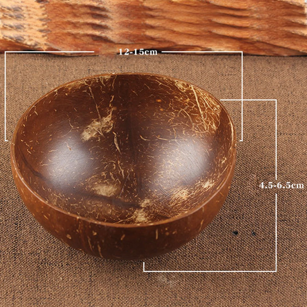 Натуральный кокосовый орех миска ложка ремесло фруктовый салат лапша рис