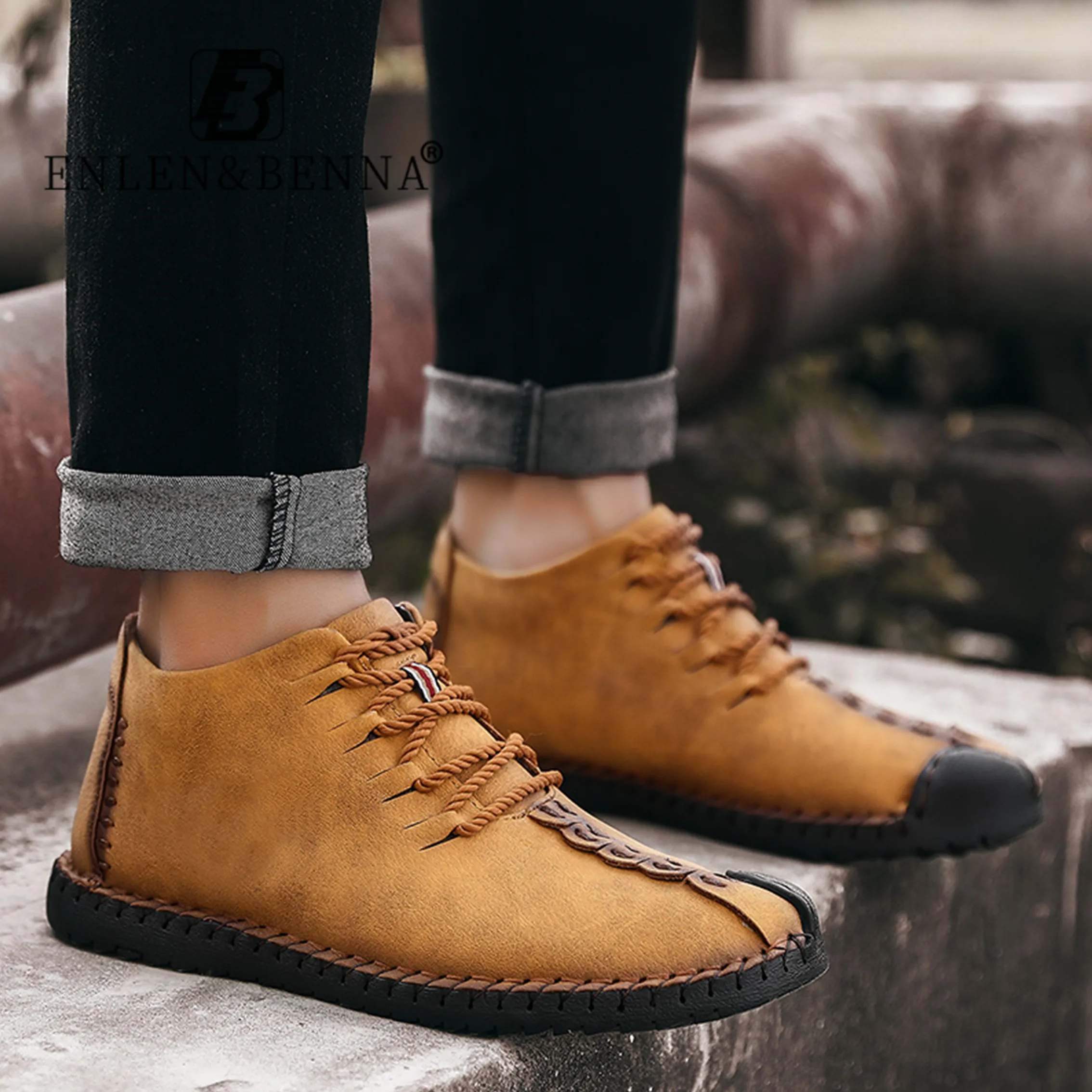

Fashion Brand Mens Leather Winter Shoes Warm Snow Boots High Quality Comfortable Footwear Male Light Outdoor Boots Big Size 48