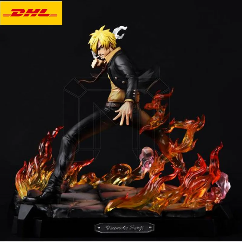 

Соломенная Статуэтка Sanji, 11 дюймов, портрет пиратов, полный рост, 1/6 Оригинальная версия, экшн-модель GK, игрушечная коробка 28 см, A142