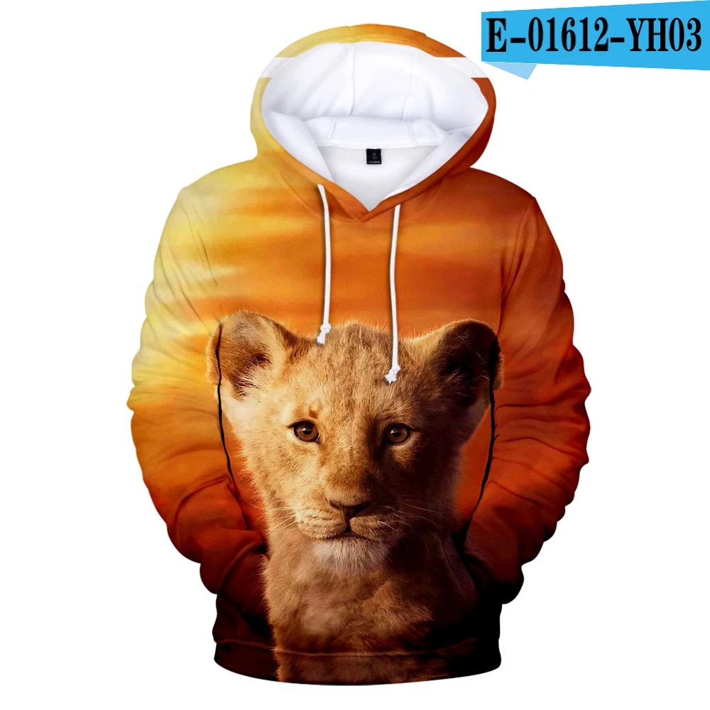 

Hot Sale Lion King 3D Hoodie Men/Women Fashion Casual Streetwear Pullover Sweatshirt 3D Print Lion King Men's Hoodies Clothes