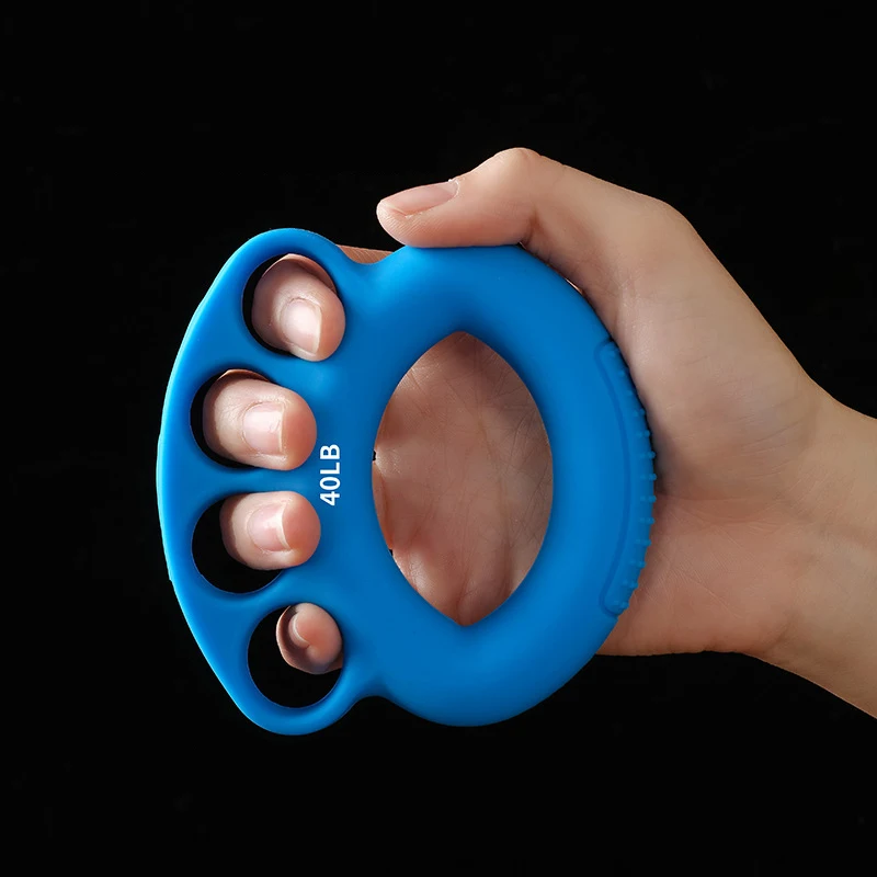 

Fitness Hand Grips Non-slip Silicone Grip Ring Home Grip Strength Equipment Finger Rehabilitation Exercise Strength Training