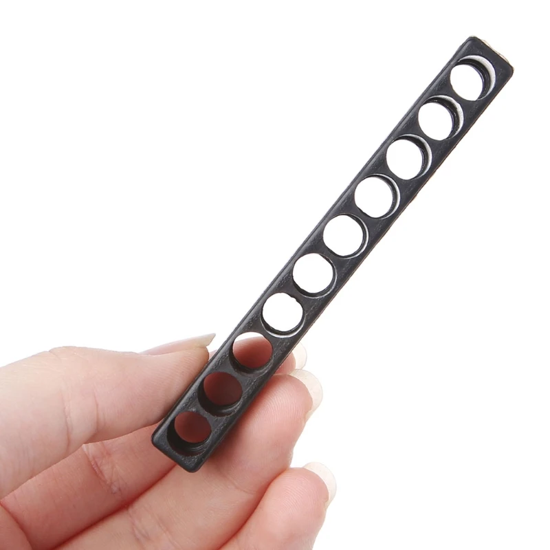 

Screwdriver Hole 10/12 Holes Hex Shank Bit Holder Plastic Head Storage Case Tool
